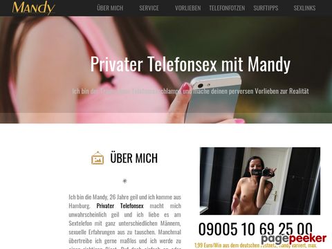 Telefonsex Privat mit der Telefonfotze Mandy